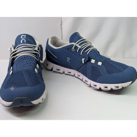 On Running Women’s Cloud Shoes Blue White Swiss Engineering US W10 - Picture 6 of 13